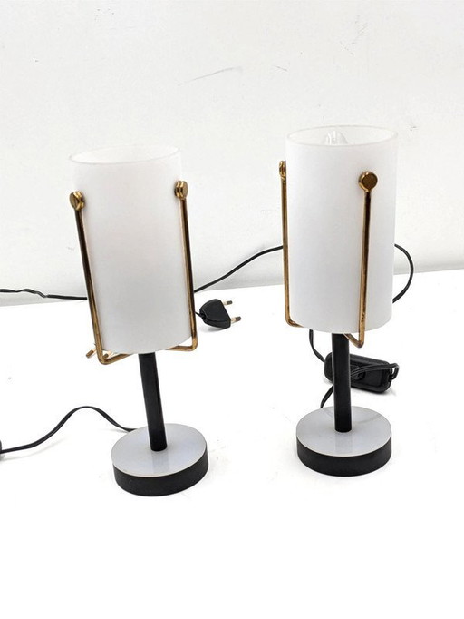 Pair of small table lamps from around the 1950s - Italian Manifacture
