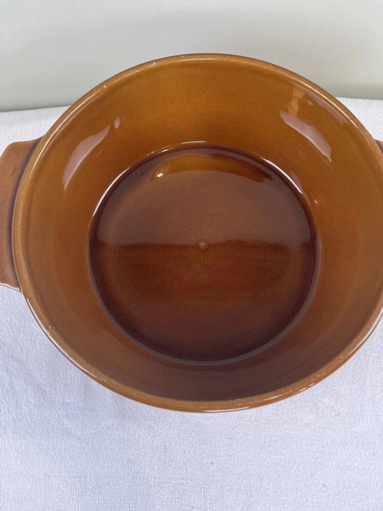 Large glazed terracotta salad bowl – Porcelain, Rustic (photo 5 of 9)