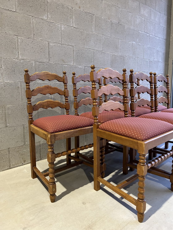 Image 1 of 7 Vintage eetkamerstoelen