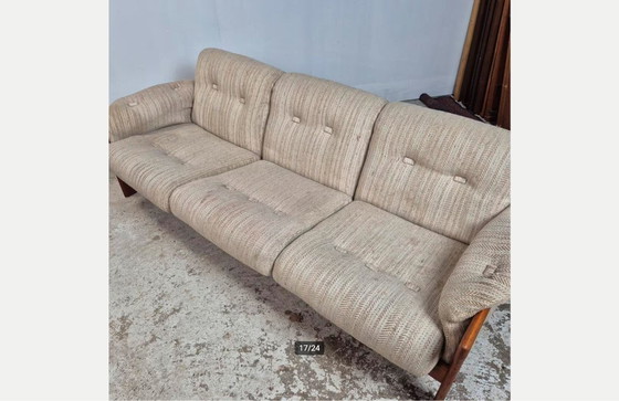 Image 1 of H.W. Klein Bramin Vintage Scandinavian, 2 and 3-seater sofa