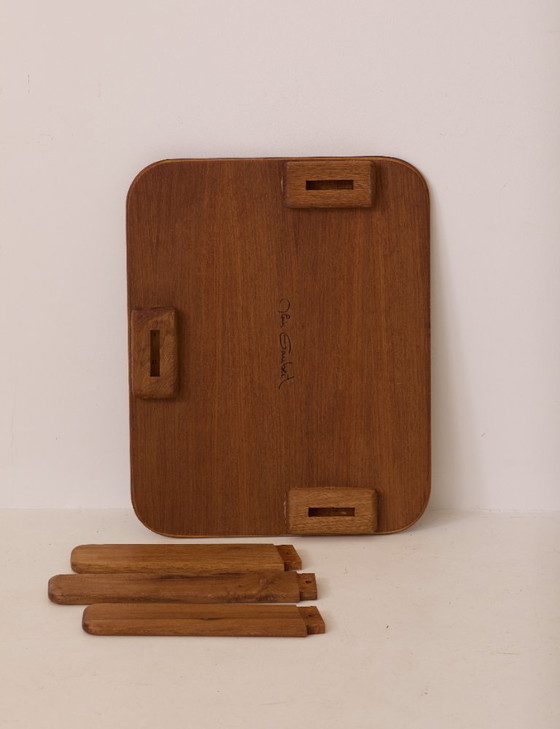 Image 1 of Kleine houten meditatietafel van Alain Gaubert, circa 1980