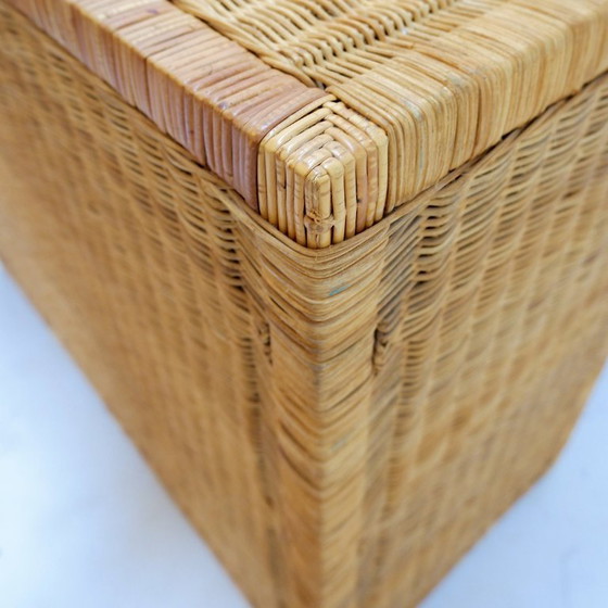 Image 1 of Vintage rieten ladekast - jaren 1960