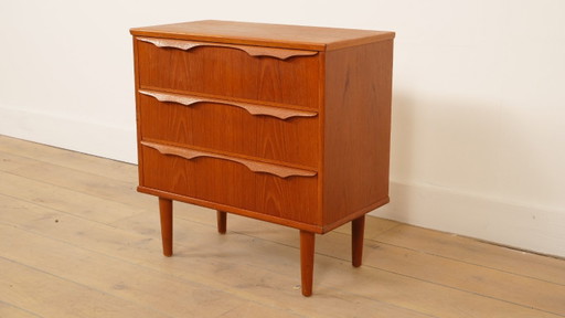 Commode vintage | 3 tiroirs | Teck – ladekasten, Wood (photo 2 of 9)