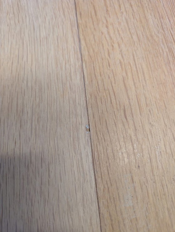 Image 1 of Vintage eiken ronde eettafel, model 55 van Omann Jun, jaren 60