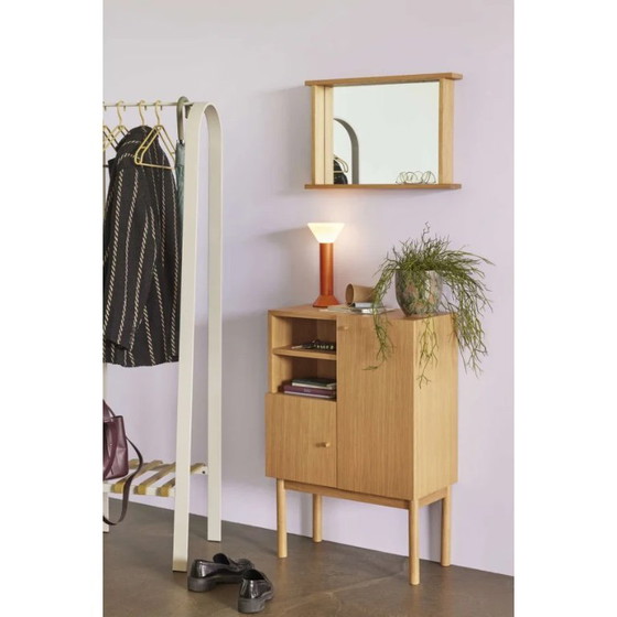 Image 1 of In vendita: specchio Hübsch Forma 40x60 cm, impiallacciato in rovere, nuovo!