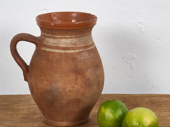 Vaso in ceramica antico con manico (c.1900) #1 – Vasi (photo 2 of 9)
