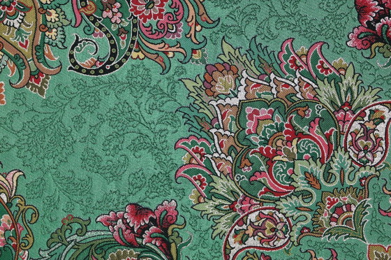 Image 1 of Orient Handgemachte Tischdecke Sehr Fein Gefertigt aus Seidenfäden 100 x 100 cm