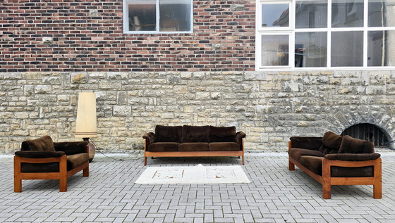 Image 1 of Niels Eilersen jaren 60 bankenset, mid-century jaren 70 zitgroep, suite, bankstel, fauteuils, banken