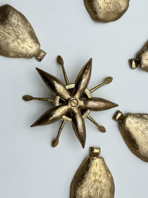 Posacenere Vintage in Ottone Anni '70 – schalen, Brass (photo 2 of 8)