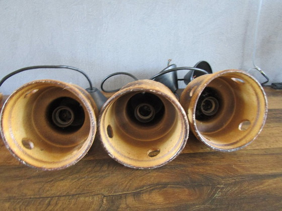 Image 1 of Lampade a sospensione vintage in ceramica Herda, anni '70, stile Space Age