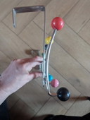 Sputnik Door Coat Rack / 10 Colored Spheres