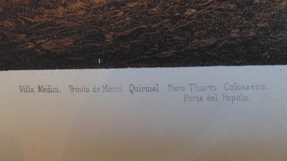 Image 1 of Karl Lindemann-Frommel (1819-1891) Lithographie Rom