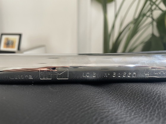 Image 1 of Poltrona LC3 – Le Corbusier / Charlotte Perriand / Pierre Jeanneret – Edizione Cassina