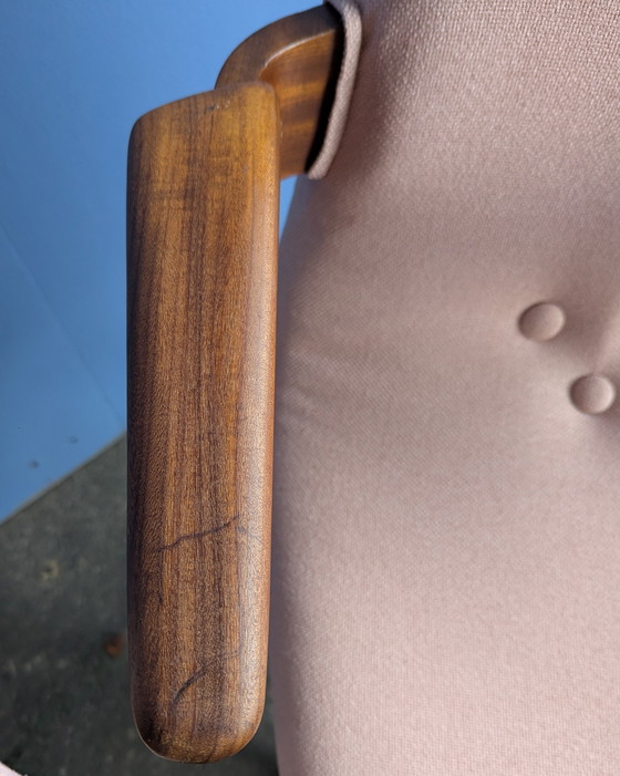 Image 1 of 4x vintage teak eetstoelen G.J. van Os Culemborg