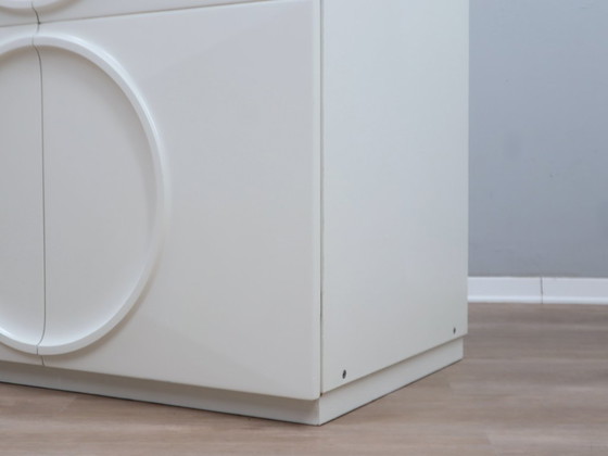 Image 1 of Italiaanse Space Age kledingkast wit gelakt F.lli Proserpio jaren 60