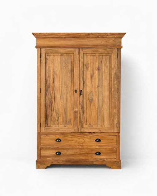 Armario de almacenamiento de teca – bureau