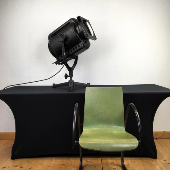 Image 1 of Large 1950s ADB Theater Spot on Foot - Working Condition