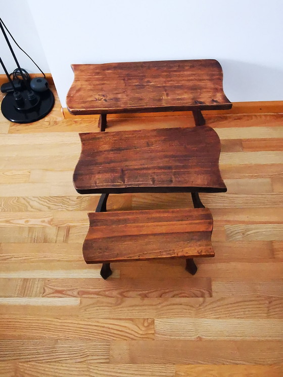 Image 1 of Set Mimi, stile brutalista, modello tronco d'albero