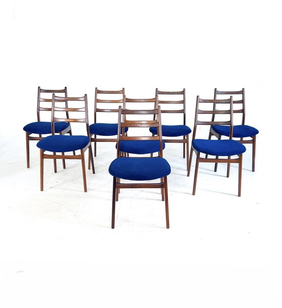 Image 1 of 8x chaise de salle à manger restaurée, Casala '60s