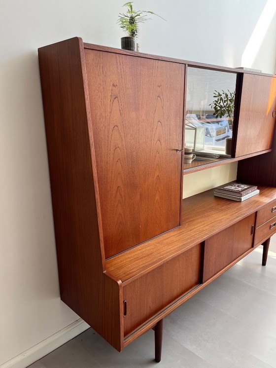 Image 1 of Vintage teak highboard/wall unit, 1960s