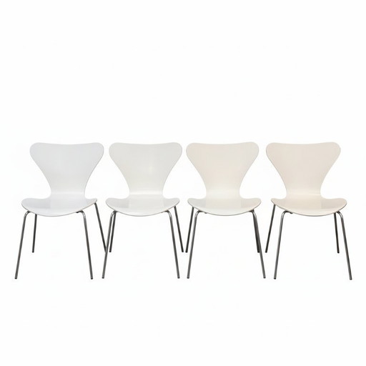 Butterfly chairs 4x Arne Jacobsen by Fritz Hansen