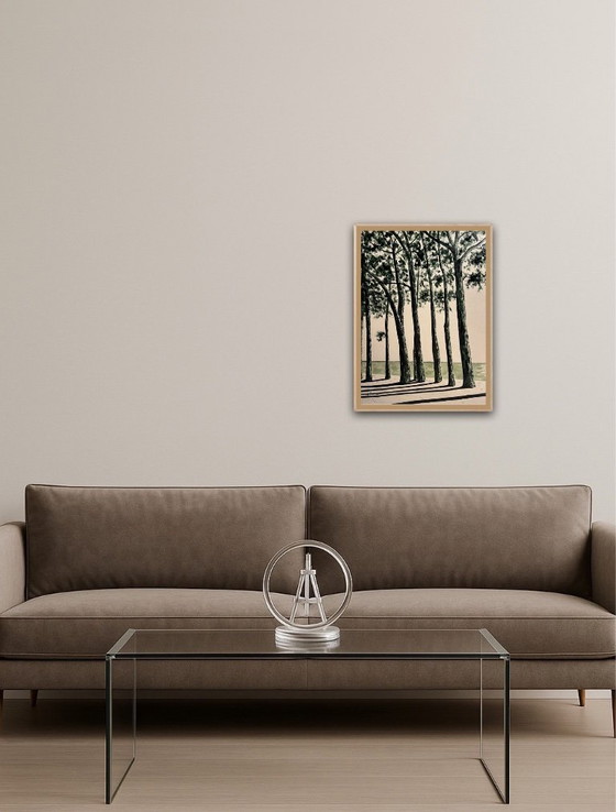 Inchiostro su carta naturale. Formato 40x30cm. – Dipinti e disegni, Paper (photo 5 of 13)