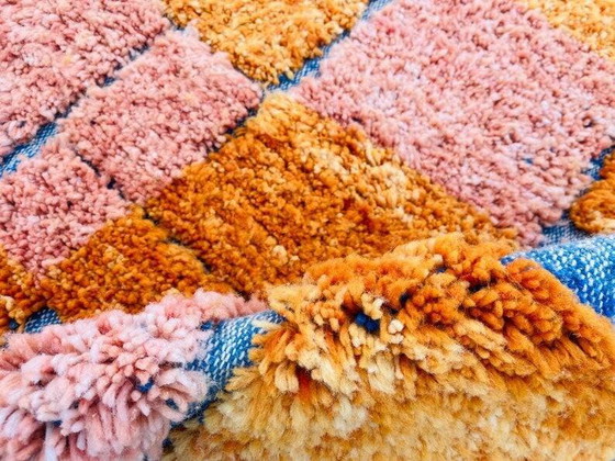 Handgemaakt kleurrijk vloerkleed uit het Atlasgebergte 3/2m – Vloerkleden en tapijten, Wool, Bohemian (photo 6 of 8)