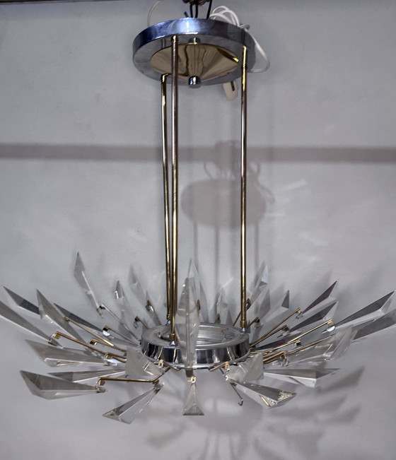 Image 1 of Stilkronen hanglamp uit de jaren 70