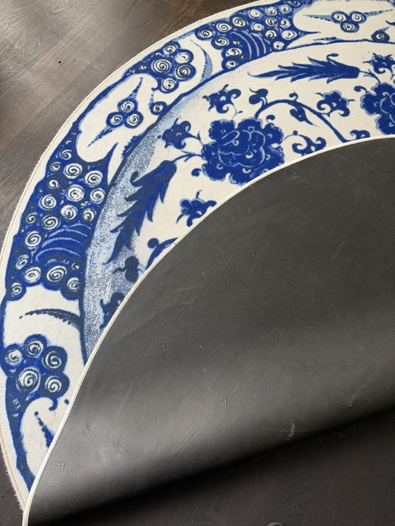 Image 1 of Tappeto Moooi Delft piatto blu Marcel Wanders