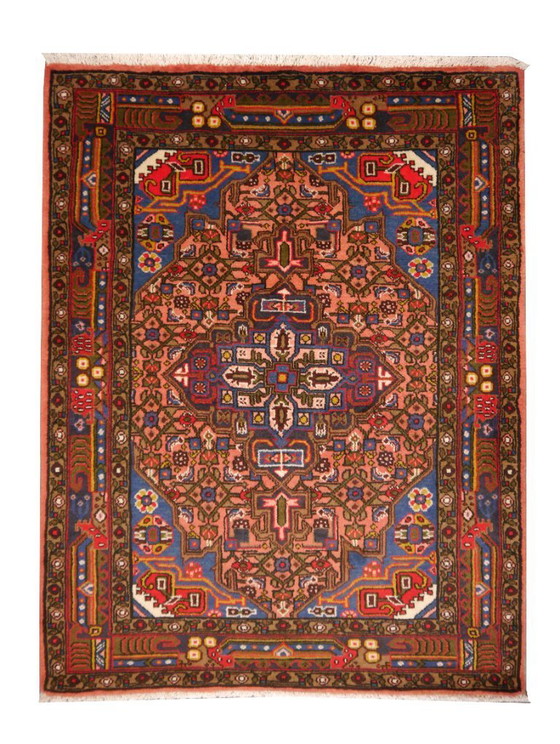 Image 1 of Vintage Persian rug, 145 x 105 cm, made of wool, hand-knotted, excellent condition