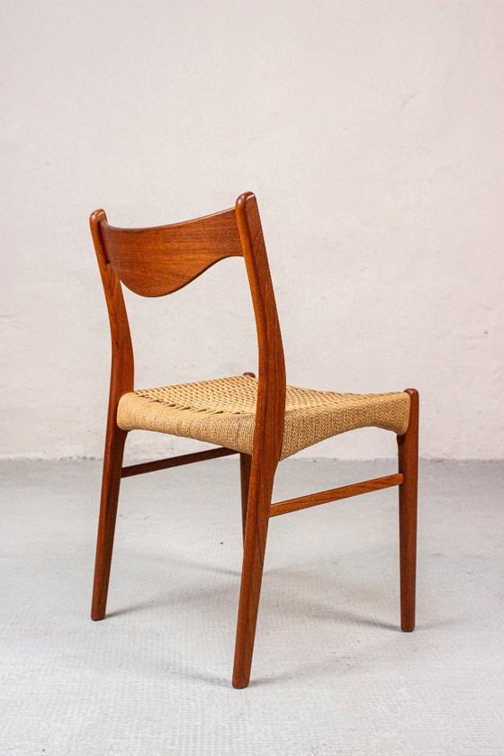 4 sedie Arne Wahl Iversen in teak, design danese, metà secolo, anni '60 – Glyngore Stolefabrik (photo 4 of 18)