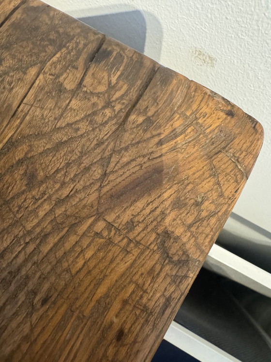 Image 1 of Mesa auxiliar drijfhout