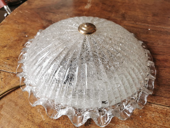 Image 1 of Barovier & Toso Vintage Italiaanse plafondlamp