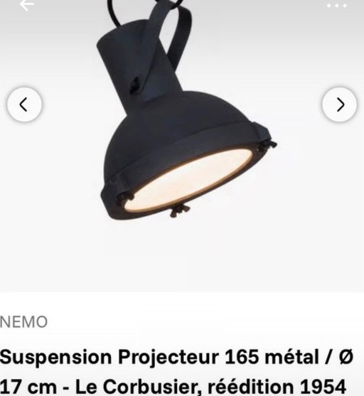 Le Corbusier-hanglamp van Nemo