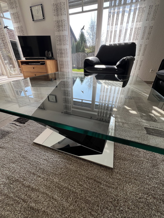 Image 1 of Bacher Tables Coffee Table “Santiago” - High Gloss

Black / Glass Design Thomas Althaus

