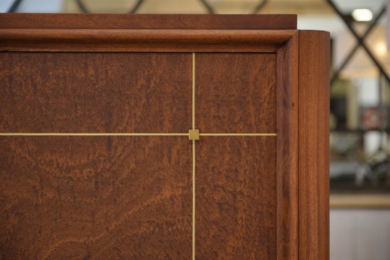 Image 1 of Armario Art Déco de caoba, muebles artísticos firmados por A. Bicchierini, años 40