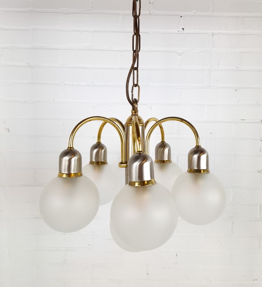 Lampe à suspension vintage Solken Leuchten, ère spatiale des années 70