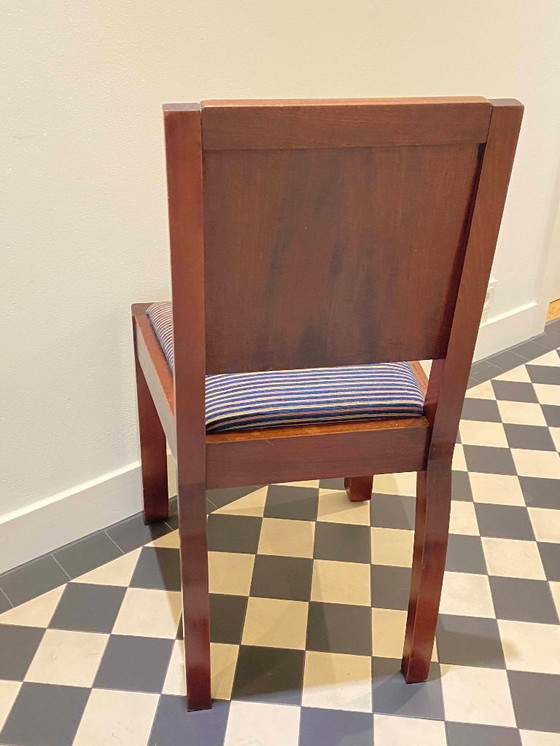 Image 1 of Is this one of the most beautiful stools ever? Let me know... - Art Deco Hague School-Style Chairs and Ottoman