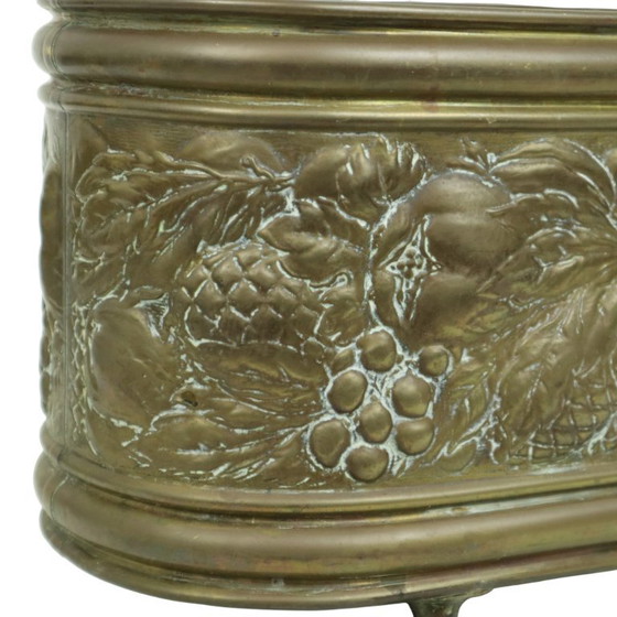 Image 1 of Boîte à fleurs ancienne en cuivre français