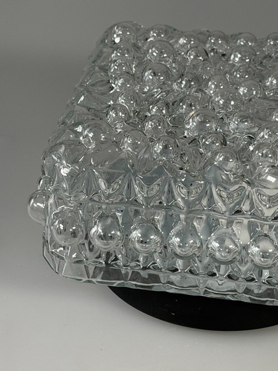Plafoniera o lampada da parete anni '60 '70 Bubble Glass Germany Space Age Design – Plafoniere, Metallo (photo 4 of 17)