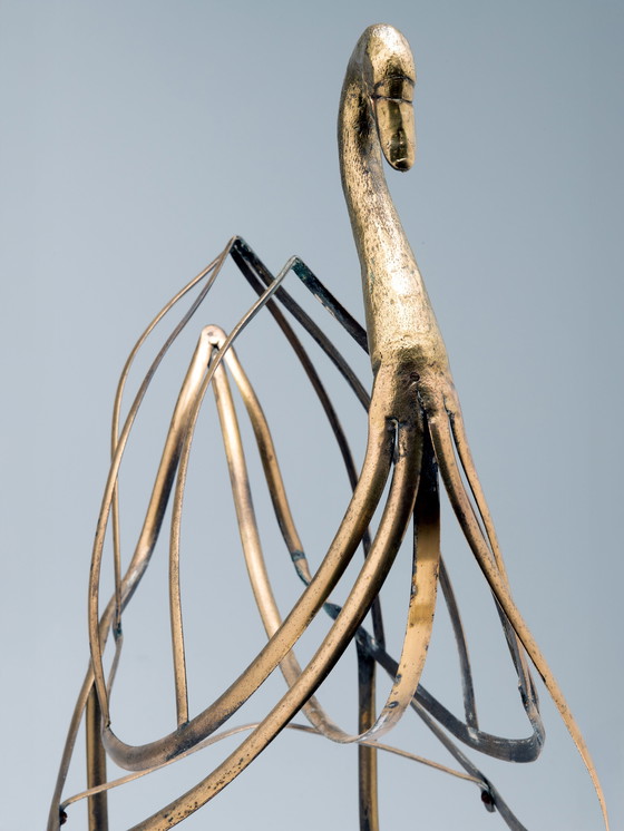 Image 1 of Swan Magazine Holder - Maison Jansen