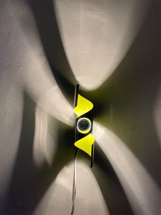 Image 1 of 2 wunderschöne Polam „wokke“l Wandlampen Space Age