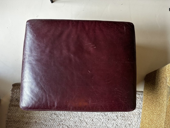 Image 1 of Pouf en cuir de Roche Bobois