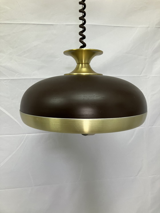 Image 1 of Vintage designer hanglamp by Leclaire & Schäfer, space age