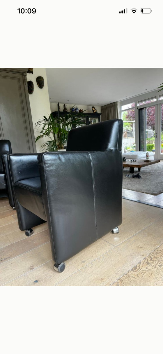 Image 1 of Leren Danca stoelen (6)