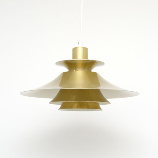 Golden Frandsen lamp, Denmark 1970s