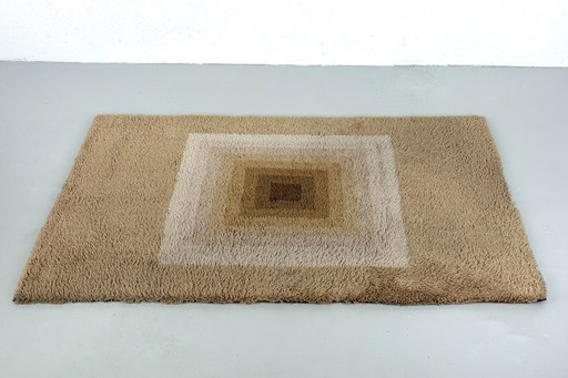 Tapis en laine attribué à Verner Panton pour Tisca - années 1970