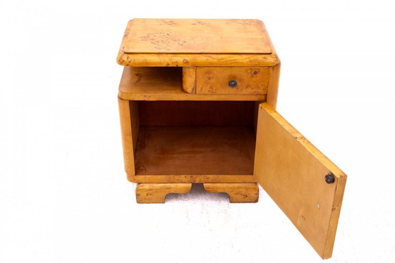 Image 1 of Pareja de mesillas de noche, Polonia, años 30.