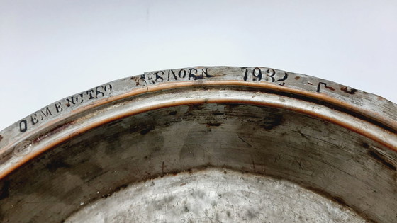 Image 1 of Antique Tinned Copper Roasting Pan