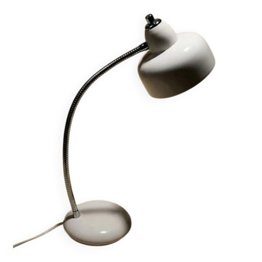 Vintage Gelenk-Metalllampe aus den 1960er Jahren – Cremeweiß